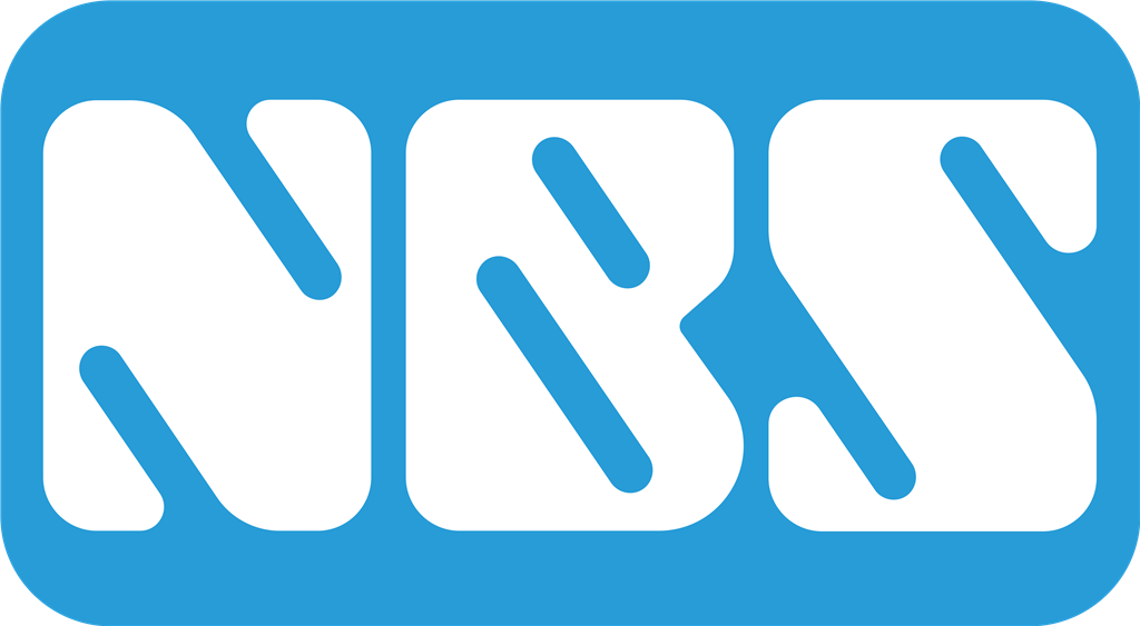 NBS (National Bankcard Services) logotype, transparent .png, medium, large