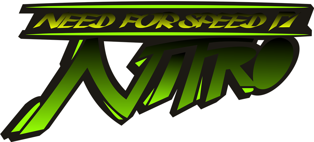 Need for Speed (Shift) logotype, transparent .png, medium, large