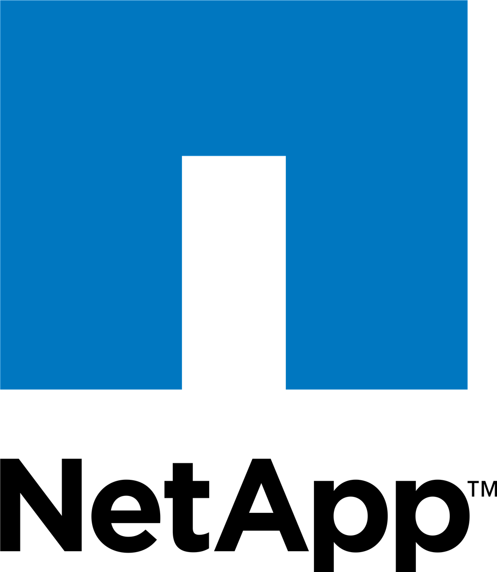 NetApp logotype, transparent .png, medium, large
