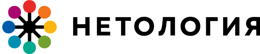 Netology logotype, transparent .png, medium, large