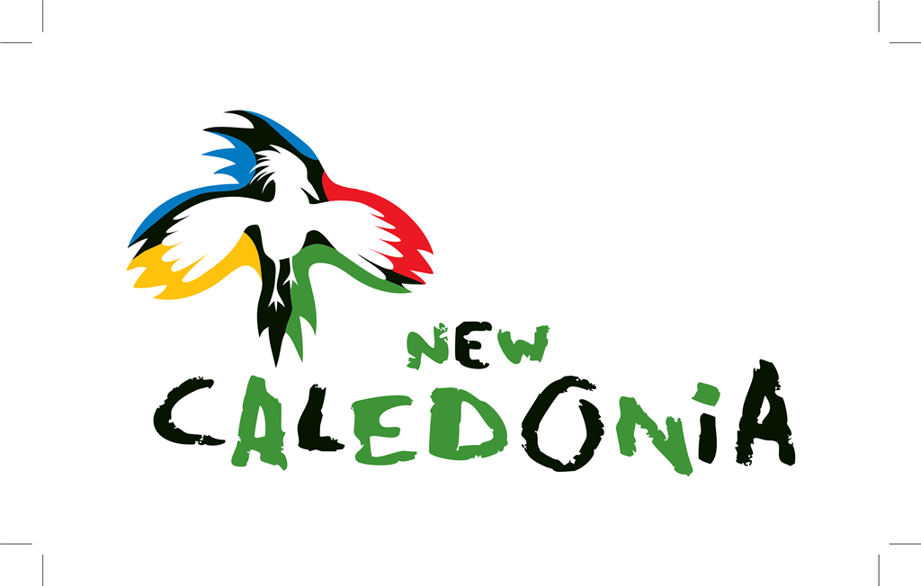 New Caledonia logotype, transparent .png, medium, large