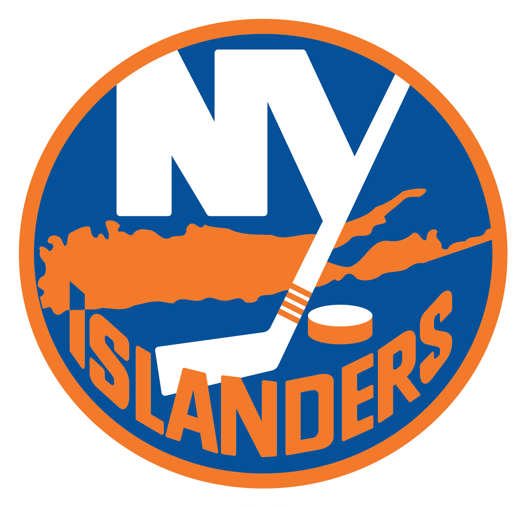 New York Islanders logotype, transparent .png, medium, large