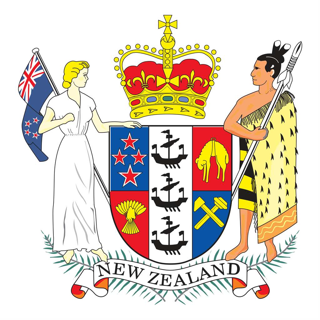 New Zealand logotype, transparent .png, medium, large