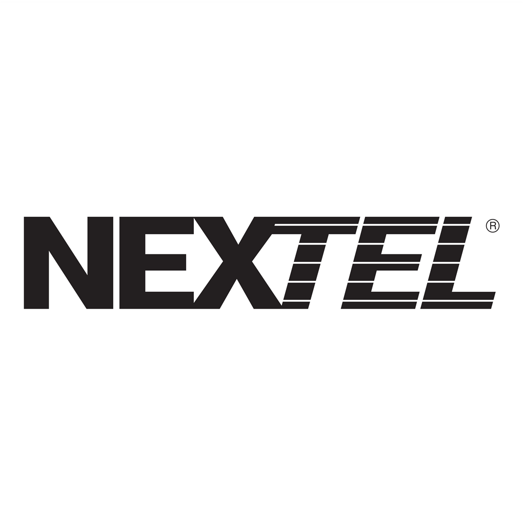 Nextel Communications logotype, transparent .png, medium, large