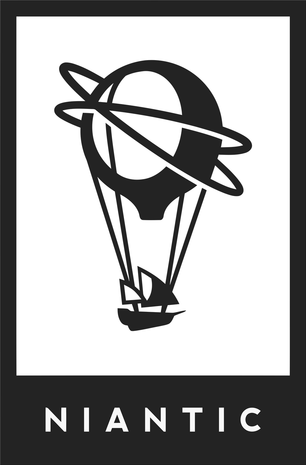 Niantic logotype, transparent .png, medium, large