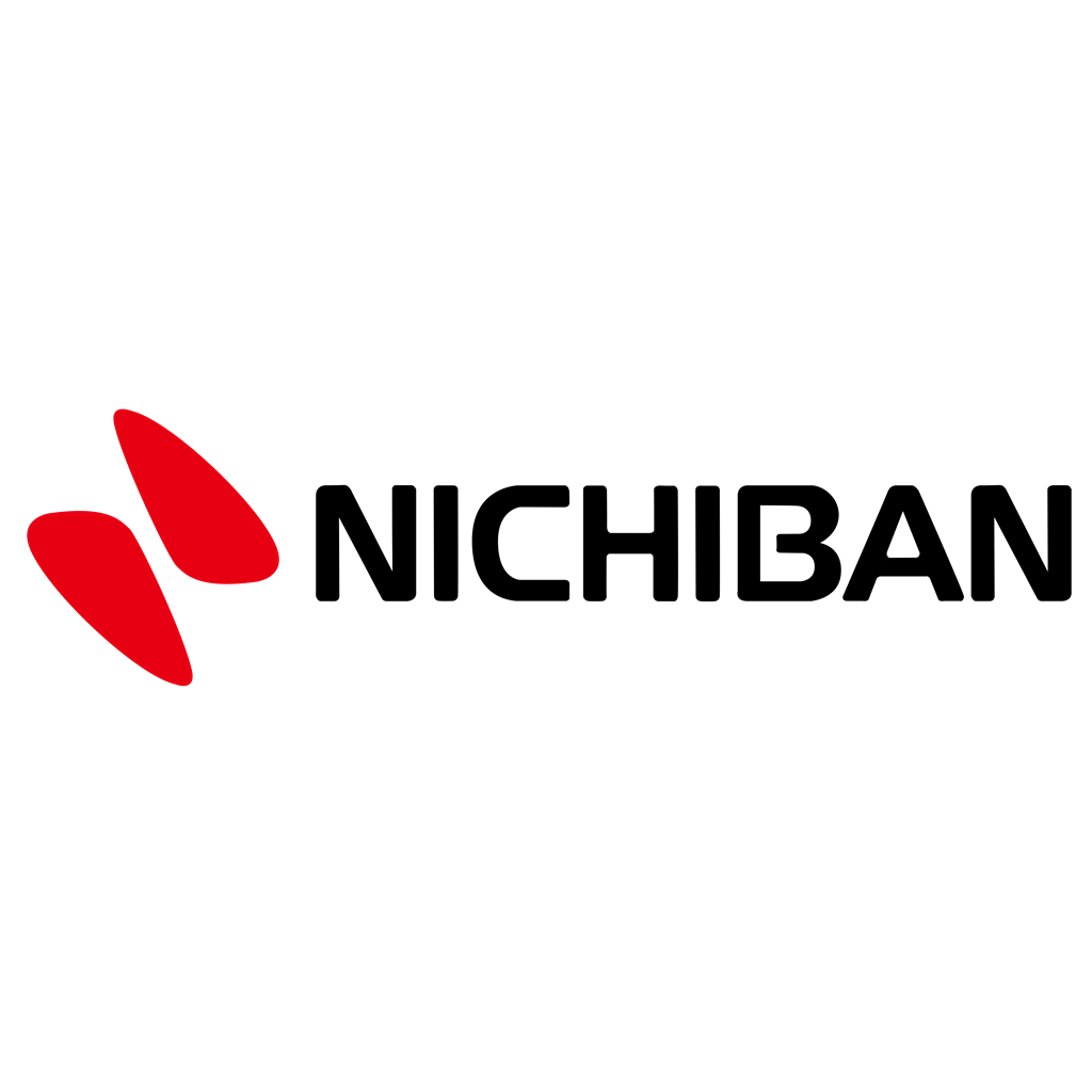 Nichiban logotype, transparent .png, medium, large