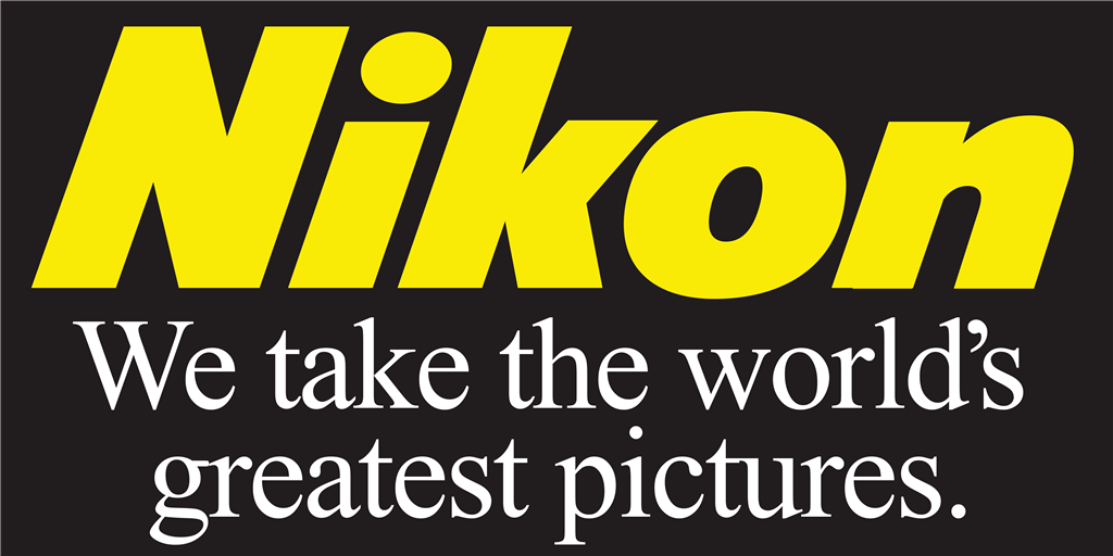 Nikon logotype, transparent .png, medium, large