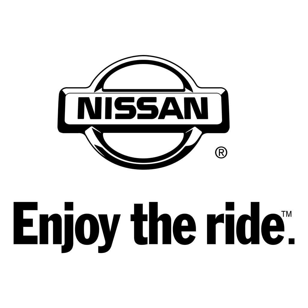 Nissan Enjoy the Ride logotype, transparent .png, medium, large