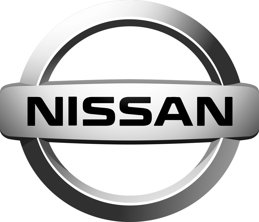 Nissan logotype, transparent .png, medium, large