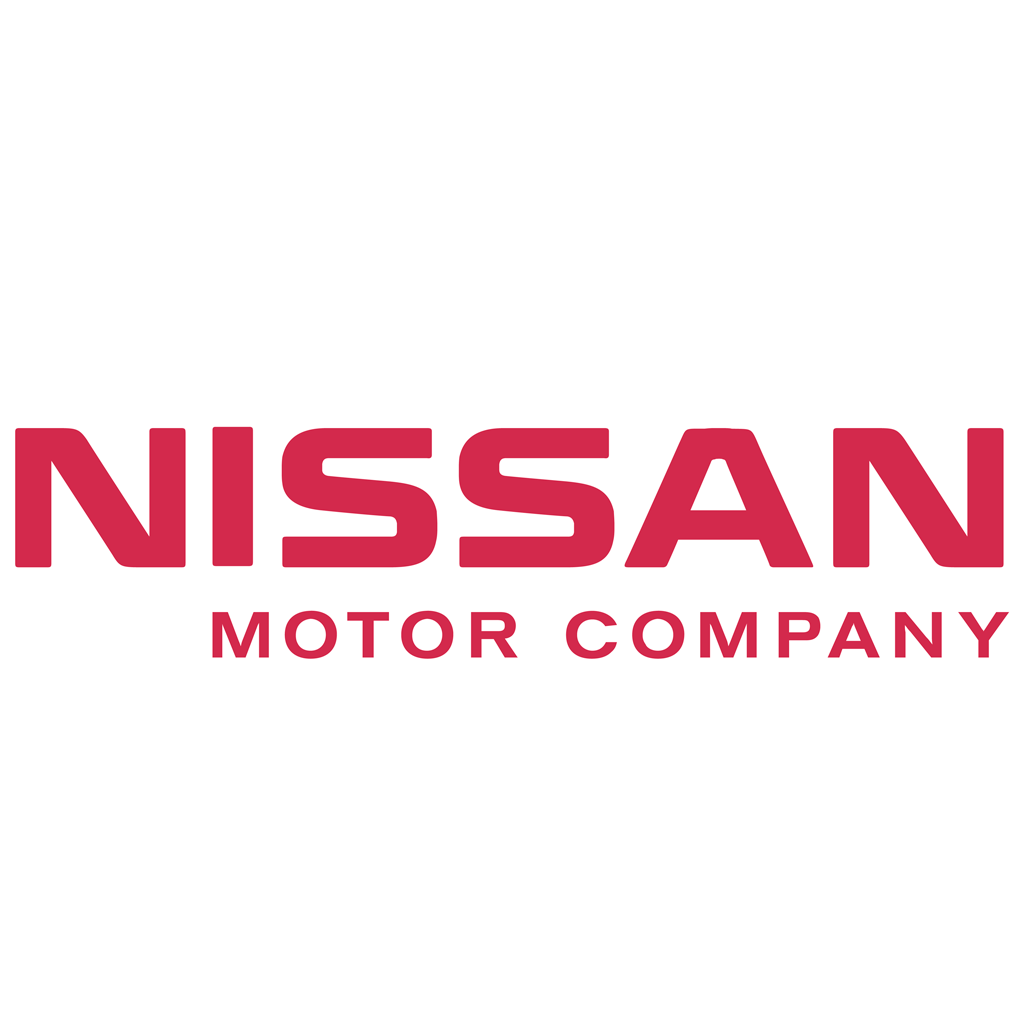 Nissan Motor Company logotype, transparent .png, medium, large