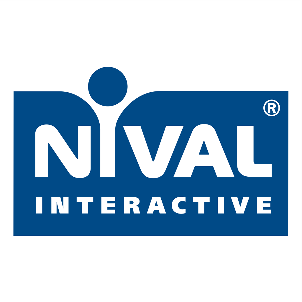 Nival Interactive logotype, transparent .png, medium, large