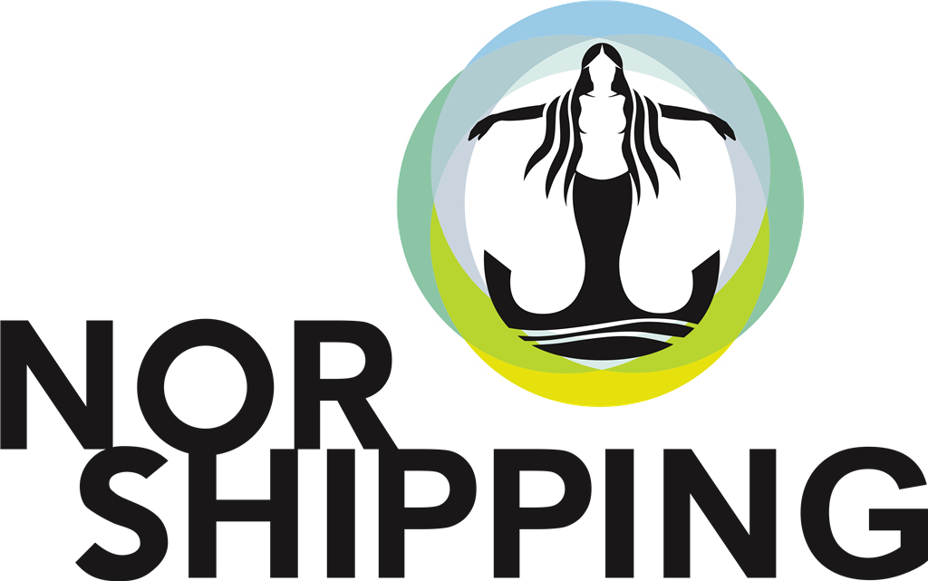 Nor Shipping logotype, transparent .png, medium, large