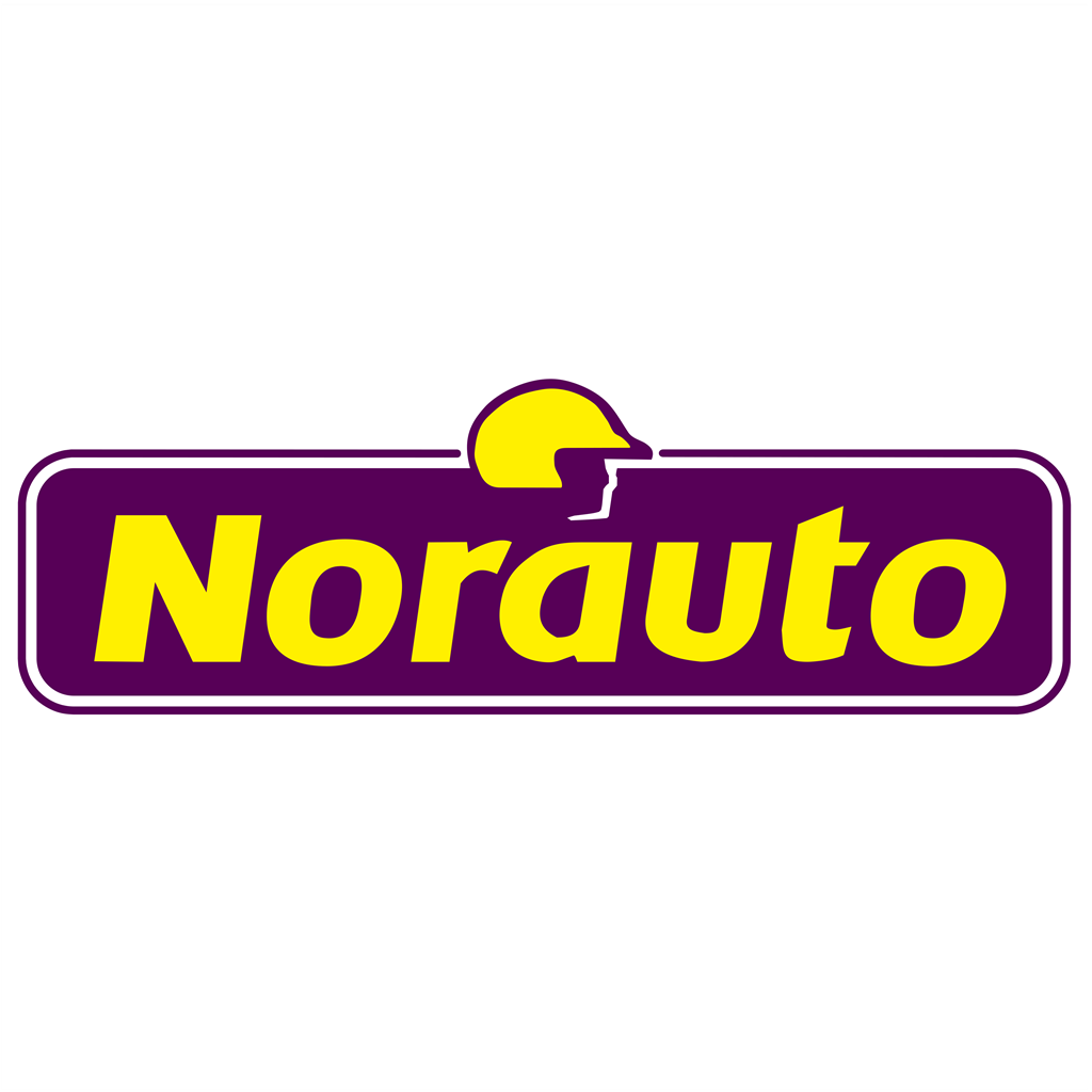 Norauto logotype, transparent .png, medium, large