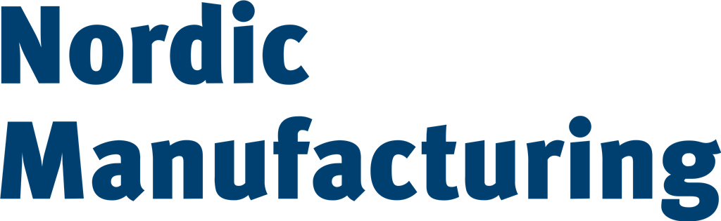 Nordic Manufacturing logotype, transparent .png, medium, large