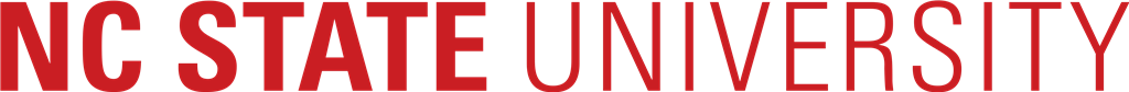 North Carolina State University logotype, transparent .png, medium, large