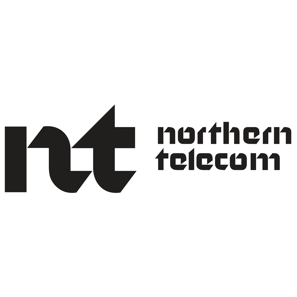 Northern Telecom logotype, transparent .png, medium, large