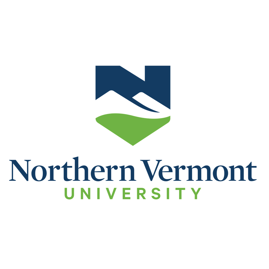 Northern Vermont University logotype, transparent .png, medium, large