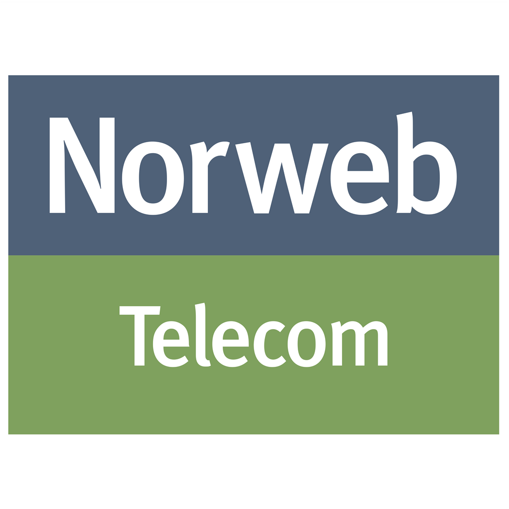 Norweb Telecom logotype, transparent .png, medium, large