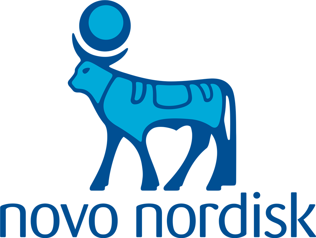 Novo Nordisk logotype, transparent .png, medium, large
