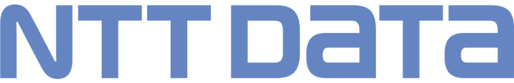 Ntt Data logotype, transparent .png, medium, large