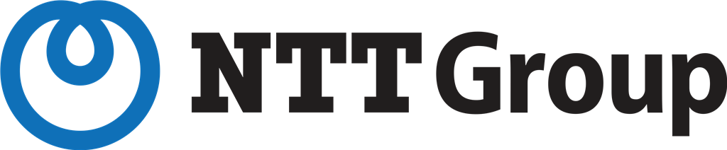 NTT Group logotype, transparent .png, medium, large