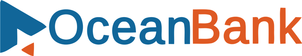 Ocean Bank logotype, transparent .png, medium, large