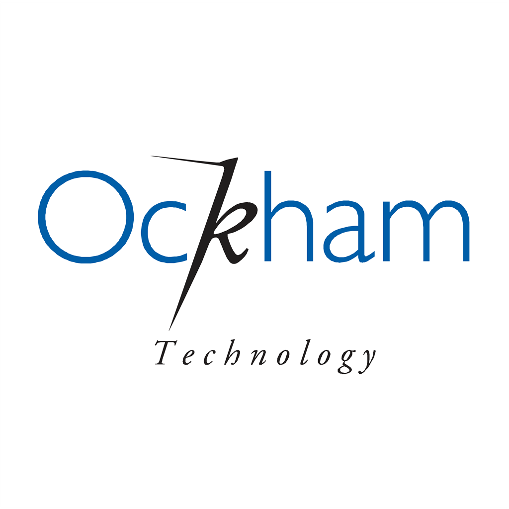 Ockham Technology logotype, transparent .png, medium, large