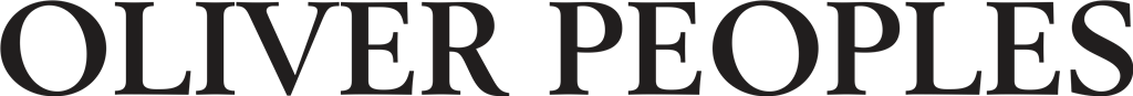 Oliver Peoples logotype, transparent .png, medium, large