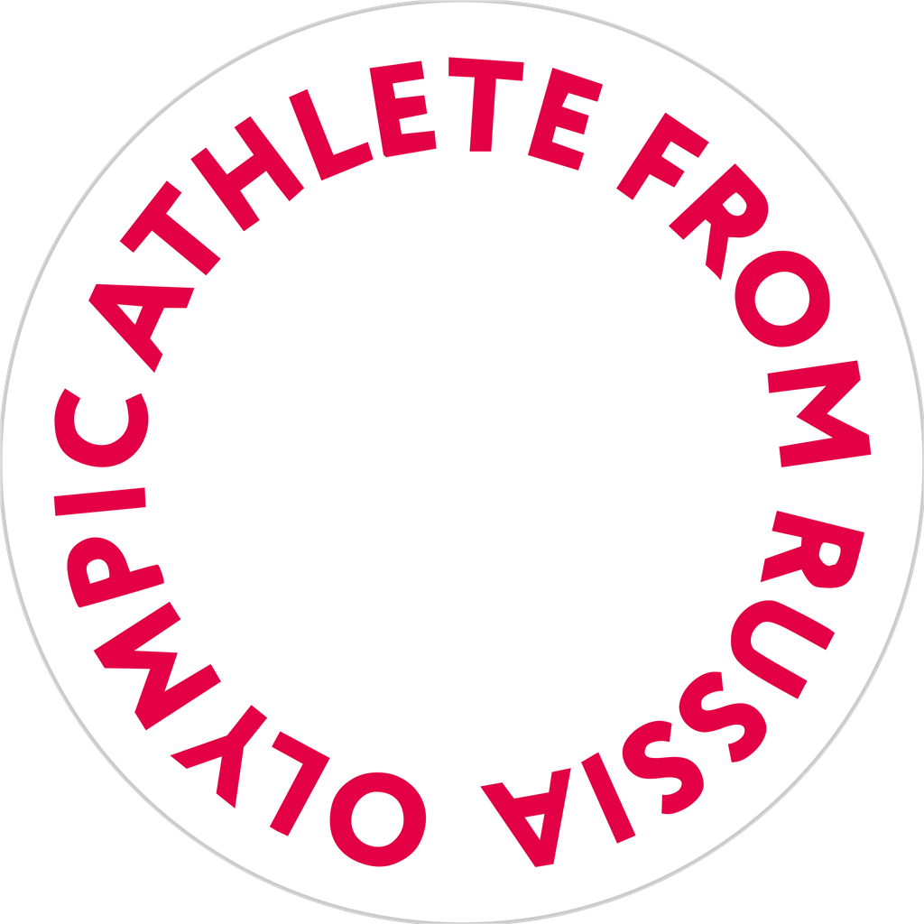 Olympic Athlete From Russia logotype, transparent .png, medium, large