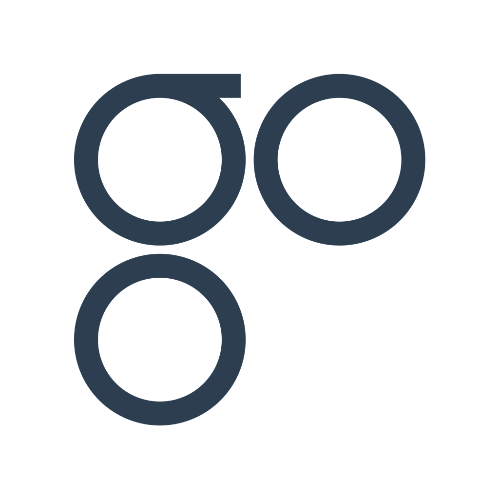 OmiseGO (OMG) logotype, transparent .png, medium, large