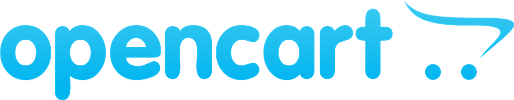 OpenCart logotype, transparent .png, medium, large