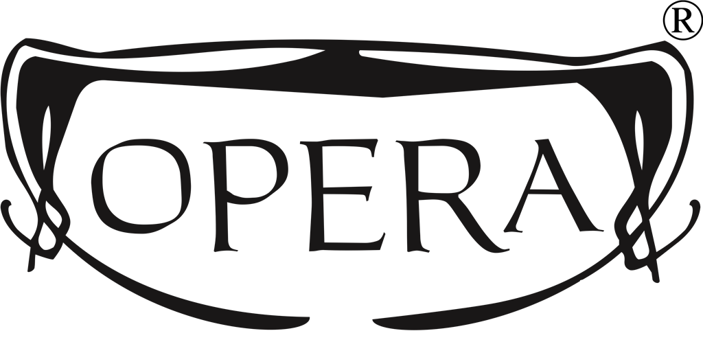 Opera logotype, transparent .png, medium, large