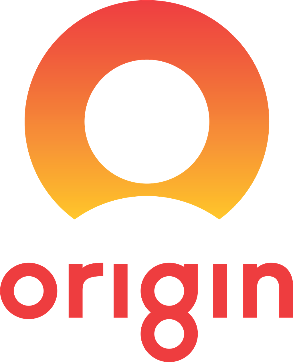 Origin Energy logotype, transparent .png, medium, large