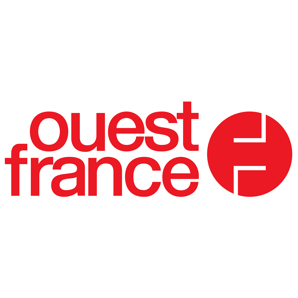 Ouest France logotype, transparent .png, medium, large
