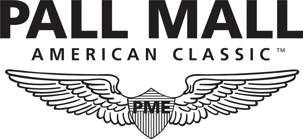 Pall Mall logotype, transparent .png, medium, large