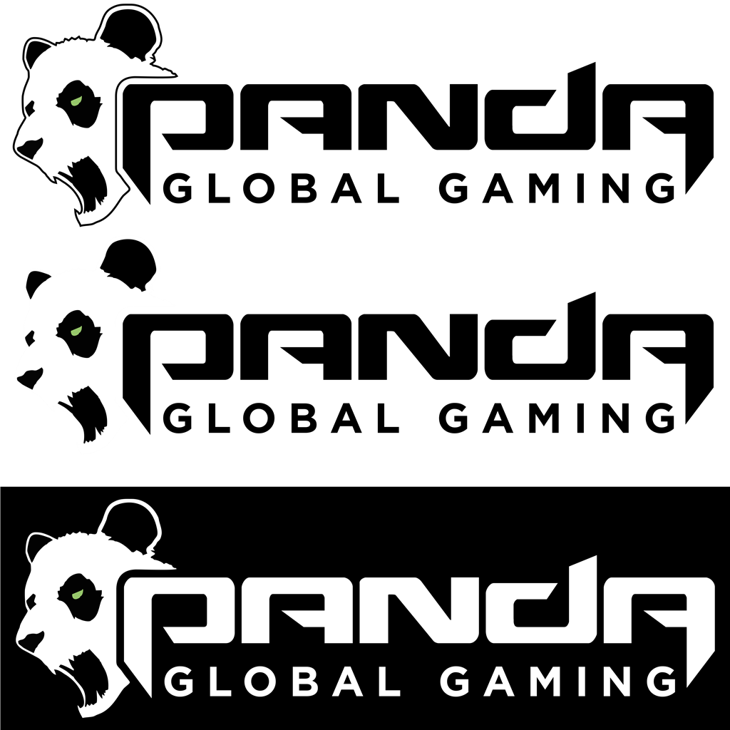 Panda Global Gaming logotype, transparent .png, medium, large