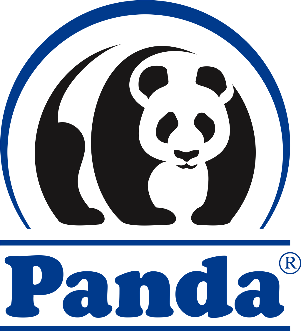 Panda Trzebnica logotype, transparent .png, medium, large