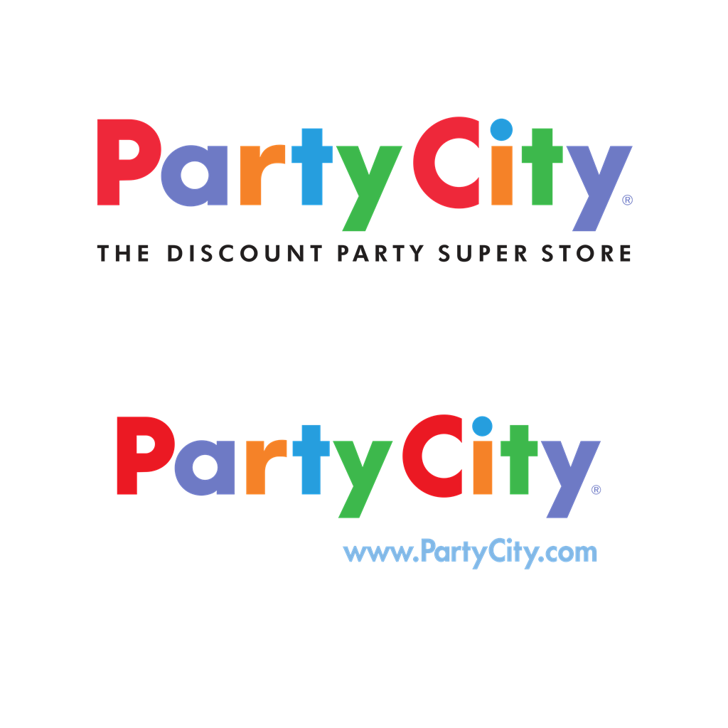 Party City logotype, transparent .png, medium, large