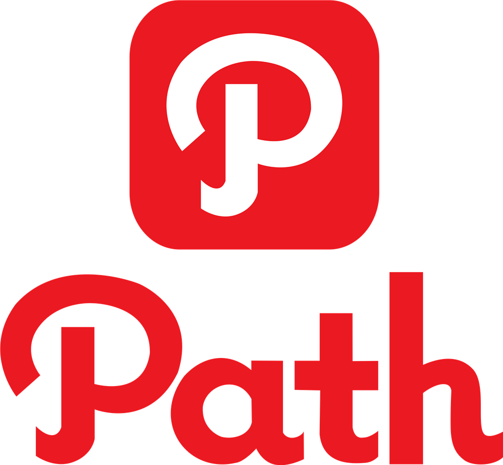 Path logotype, transparent .png, medium, large