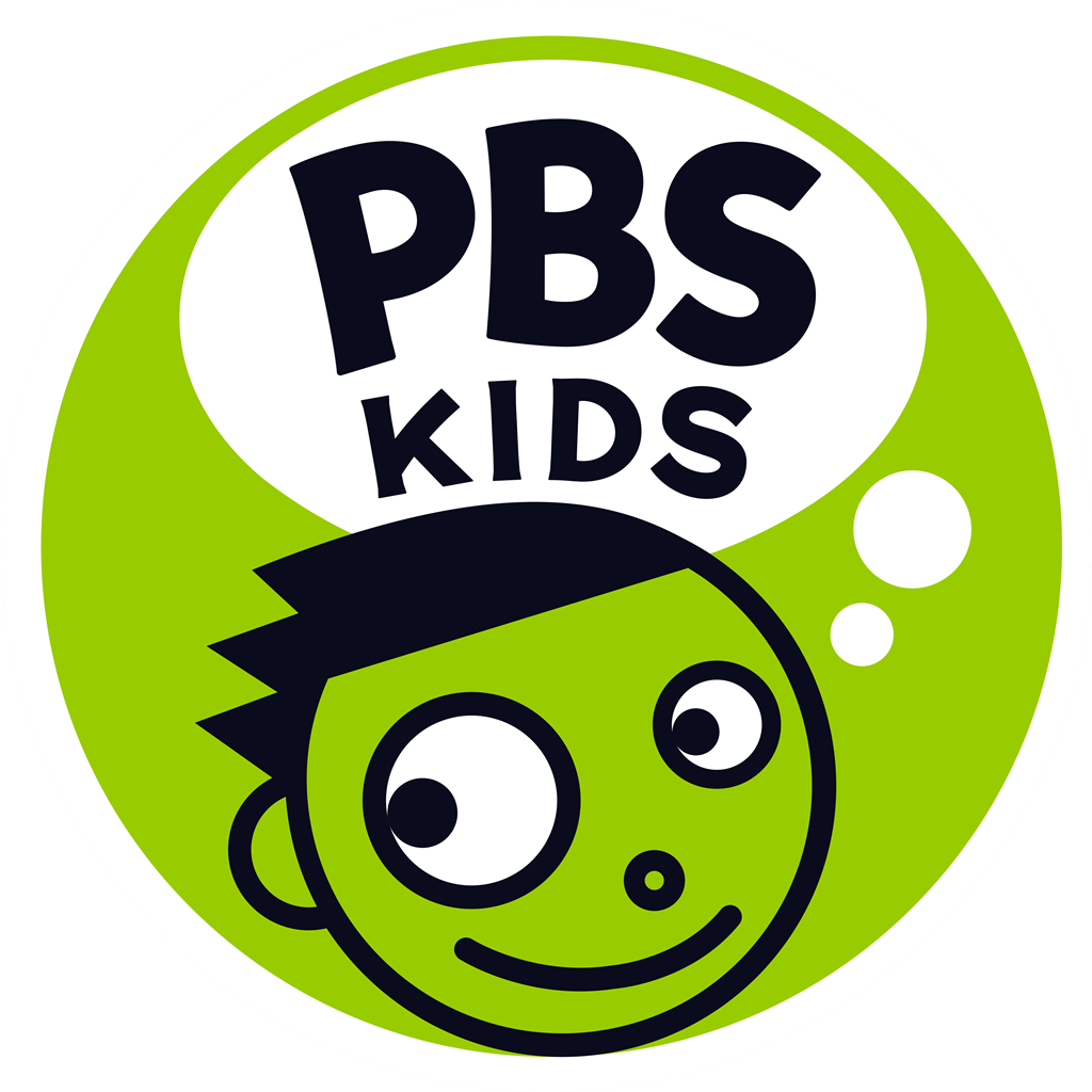 PBS Kids logotype, transparent .png, medium, large