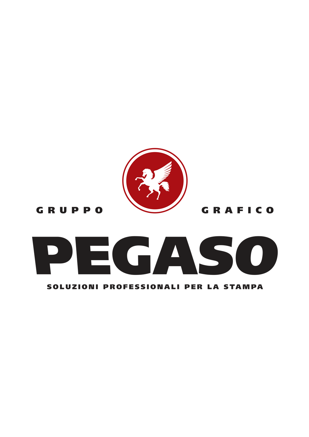 Pegaso logotype, transparent .png, medium, large