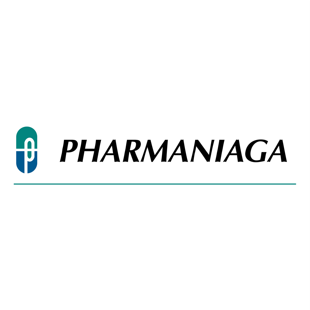 Pharmaniaga logotype, transparent .png, medium, large