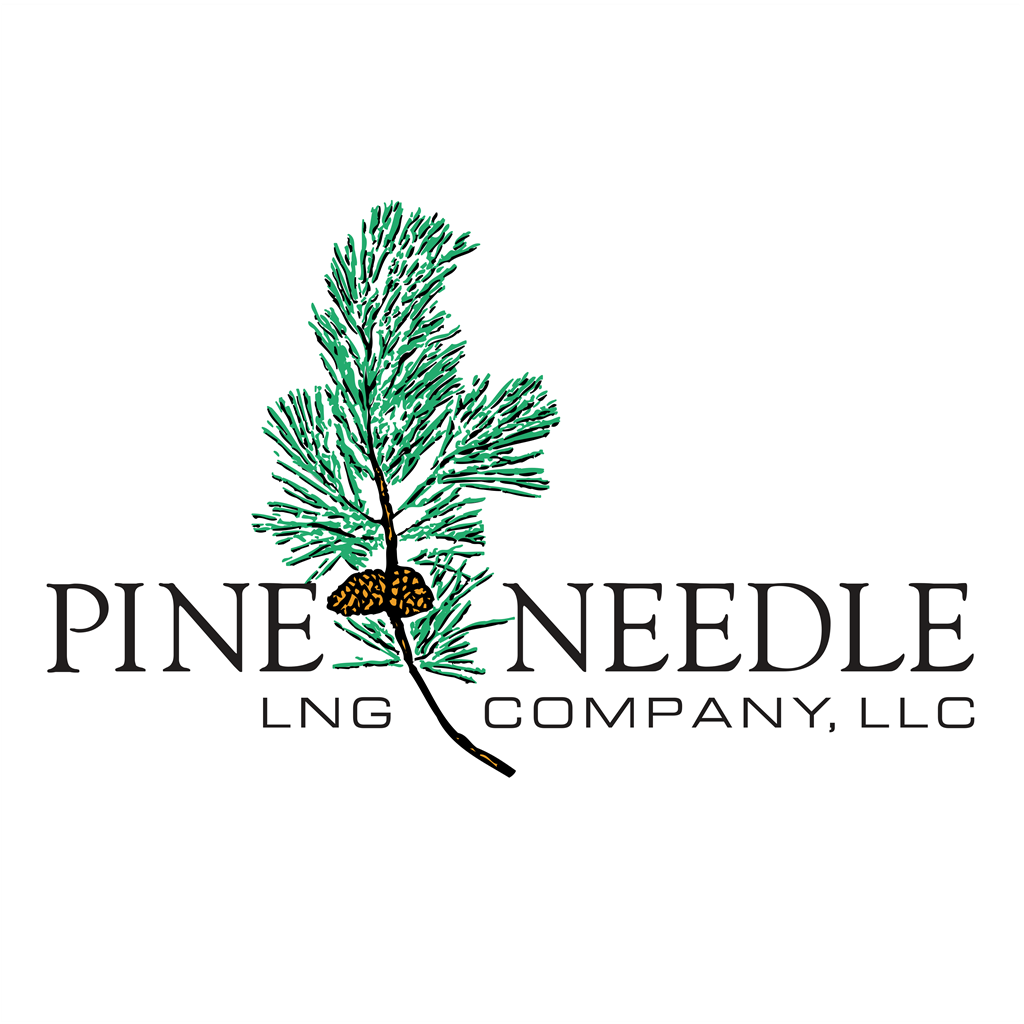 Pine Needle logotype, transparent .png, medium, large