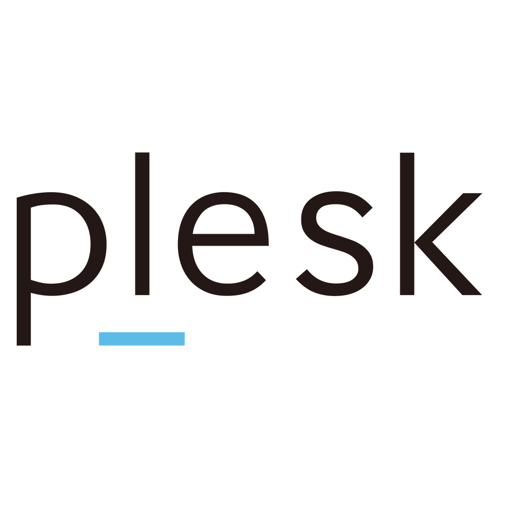 Plesk logotype, transparent .png, medium, large