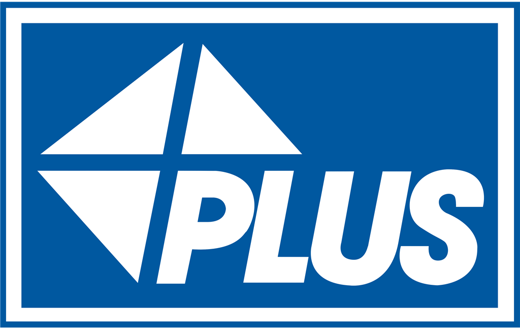 Plus (interbank network) logotype, transparent .png, medium, large