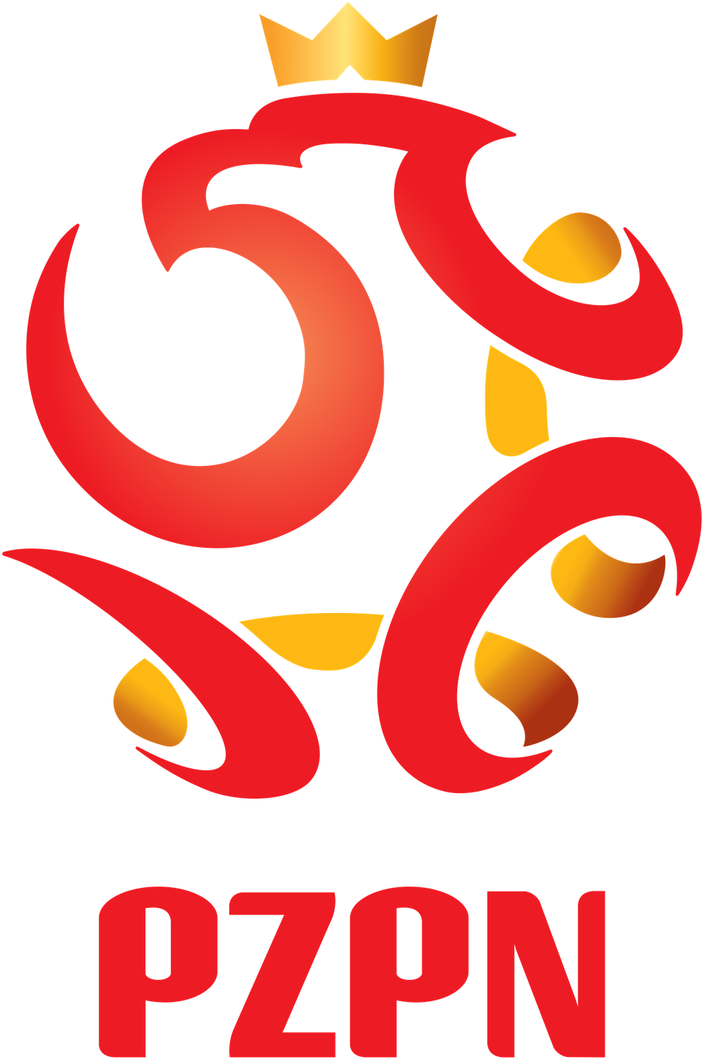 Poland national football team logotype, transparent .png, medium, large