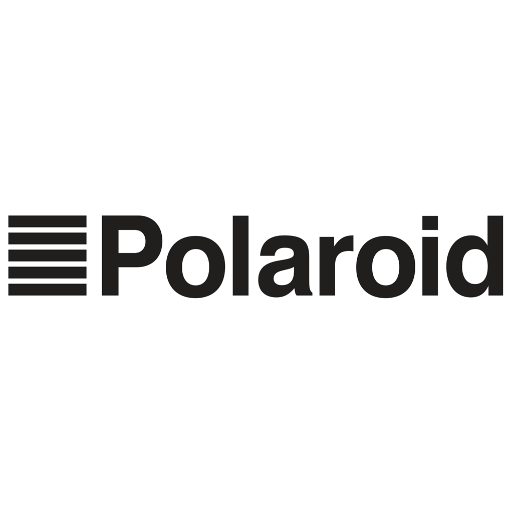 Polaroid logotype, transparent .png, medium, large