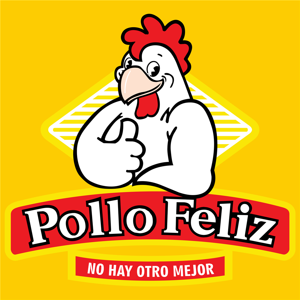 Pollo Feliz logotype, transparent .png, medium, large