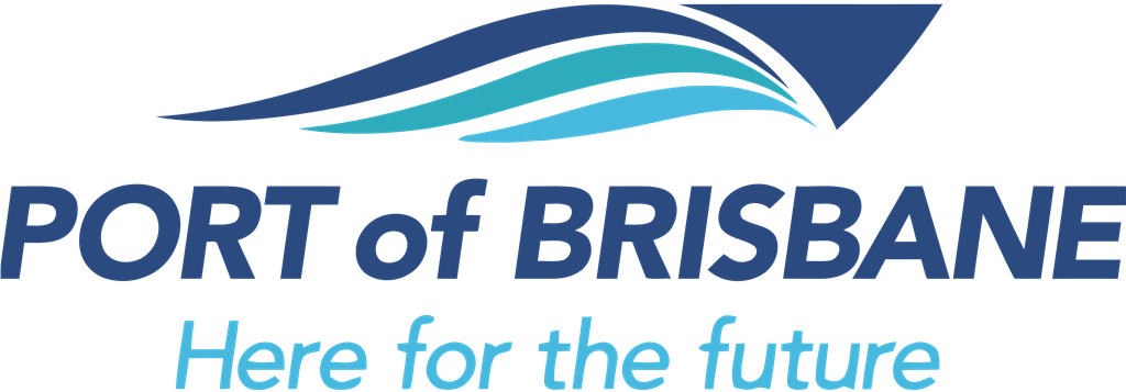 Port of Brisbane logotype, transparent .png, medium, large
