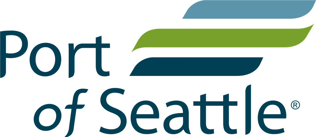Port of Seattle logotype, transparent .png, medium, large